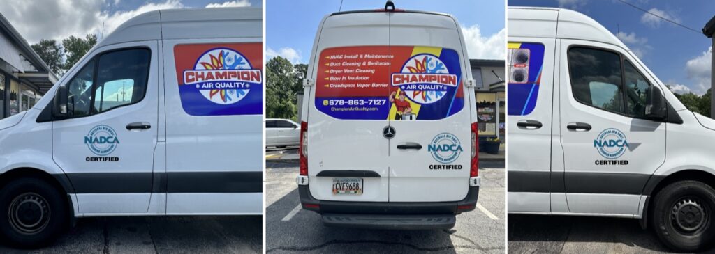 Champion Heating & Air Trucks