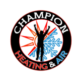 Champion Heating & Air - Logo with White Border